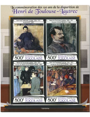 n° 9231/9234  - Timbre TOGO Poste