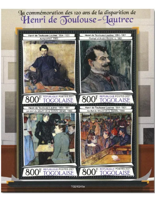 n° 9231/9234  - Timbre TOGO Poste