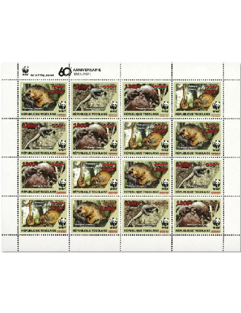 n° 9249/9252 (les 16 valeurs - 4 séries)  - Timbre TOGO Poste