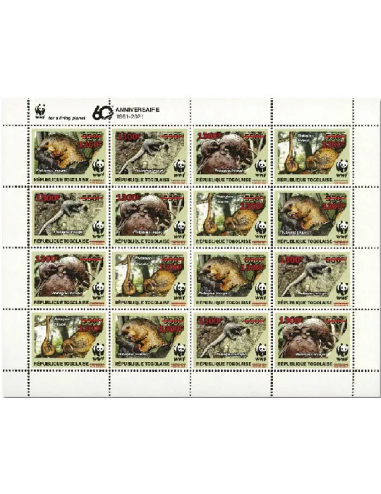 n° 9249/9252 (les 16 valeurs - 4 séries)  - Timbre TOGO Poste