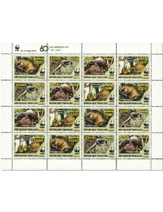 n° 9253/9256 (les 16 valeurs - 4 séries)  - Timbre TOGO Poste
