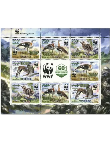 n° 9261/9264 (les 8 valeurs - 2 séries)  - Timbre TOGO Poste