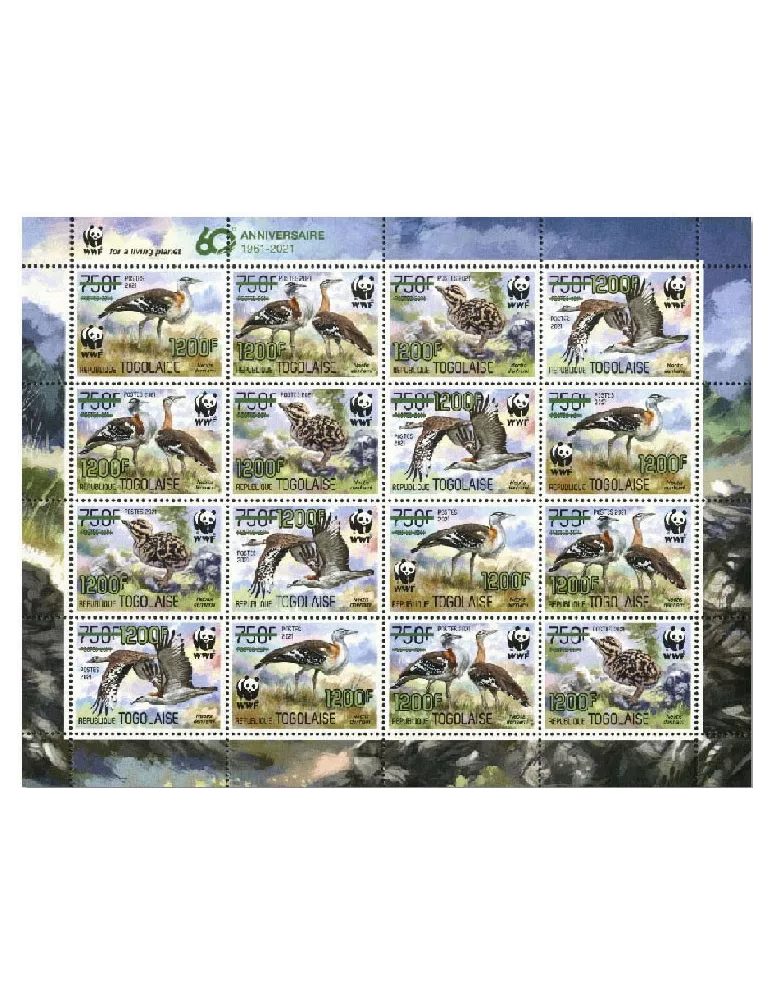 n° 9269/9272 (les 16 valeurs - 4 séries)  - Timbre TOGO Poste