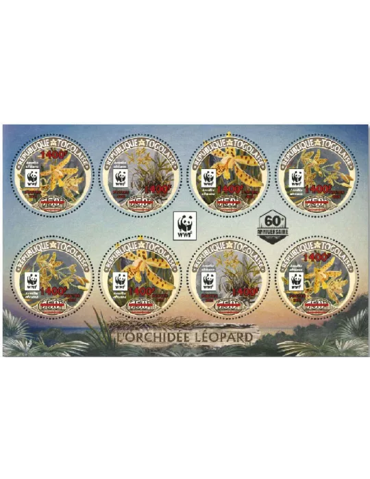 n° 9277/9277 (les 8 valeurs - 2 séries)  - Timbre TOGO Poste