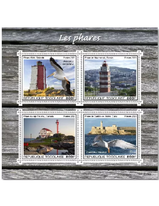 n° 9293/9296  - Timbre TOGO Poste