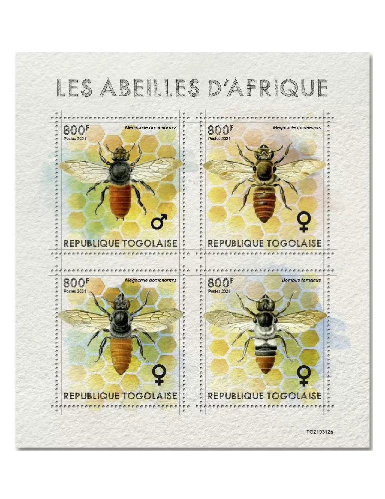 n° 9325/9328  - Timbre TOGO Poste