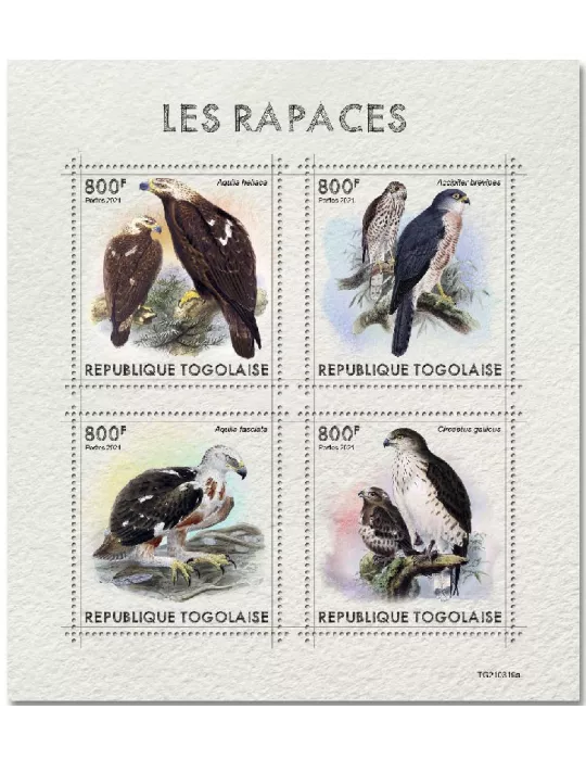 n° 9353/9356  - Timbre TOGO Poste