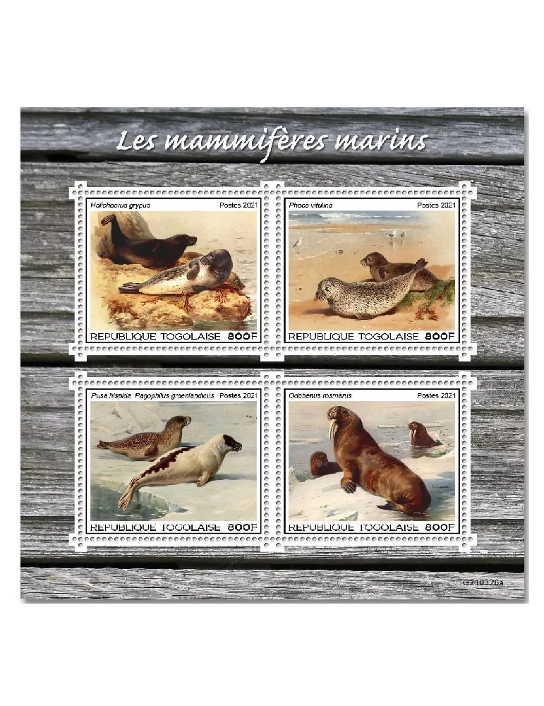 n° 9381/9384  - Timbre TOGO Poste