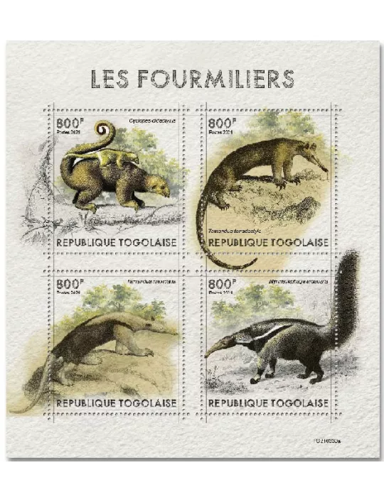 n° 9397/9400  - Timbre TOGO Poste