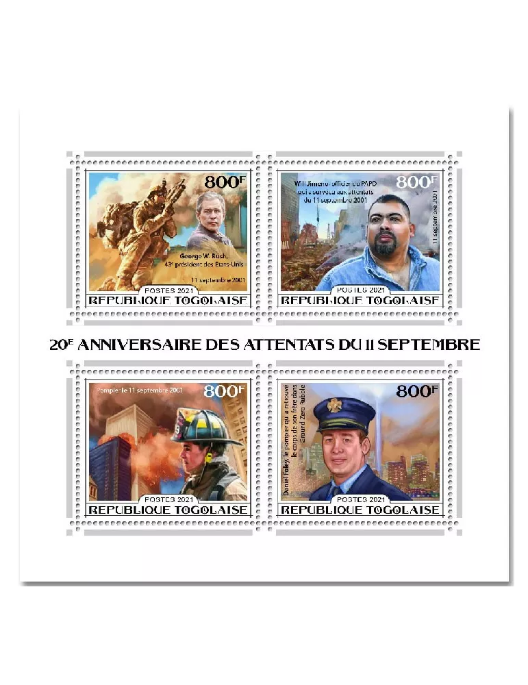 n° 9409/9412  - Timbre TOGO Poste