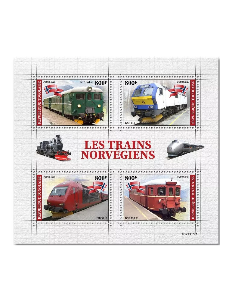 n° 9425/9428  - Timbre TOGO Poste