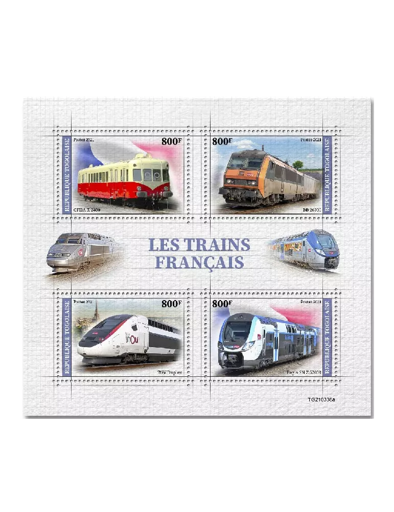 n° 9429/9432  - Timbre TOGO Poste
