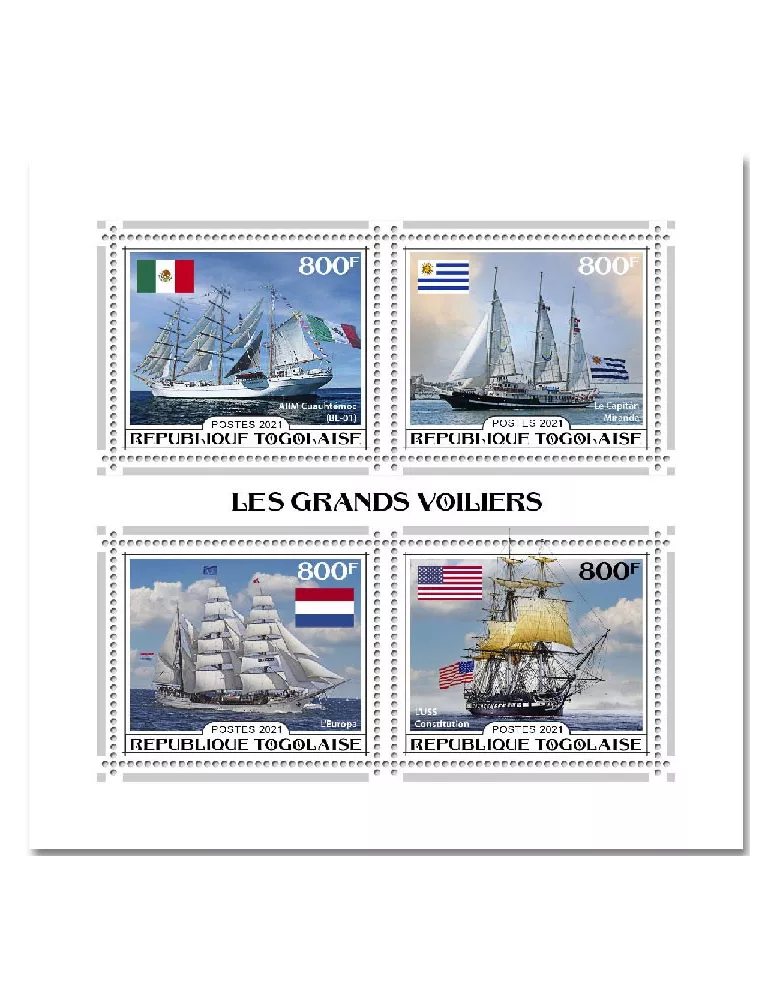 n° 9433/9436  - Timbre TOGO Poste