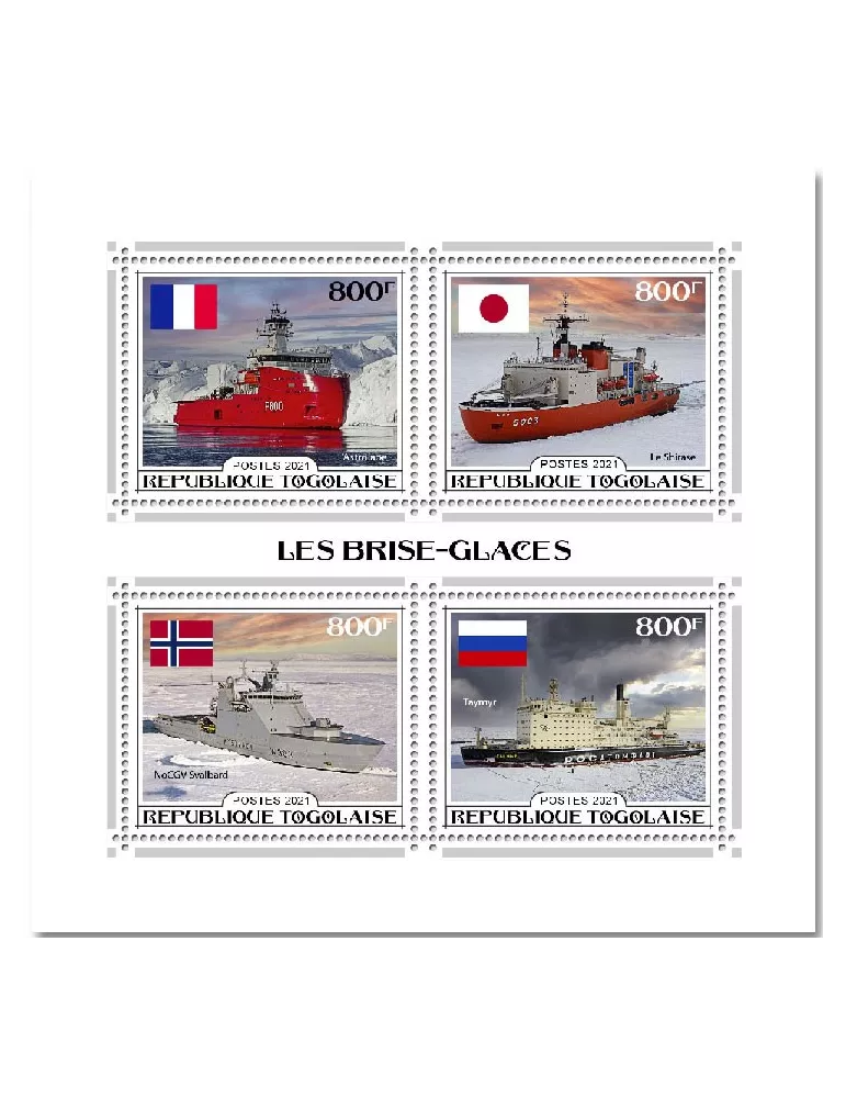 n° 9437/9440  - Timbre TOGO Poste
