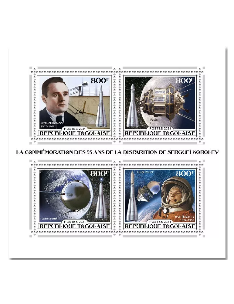 n° 9449/9452  - Timbre TOGO Poste