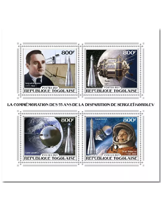 n° 9449/9452  - Timbre TOGO Poste