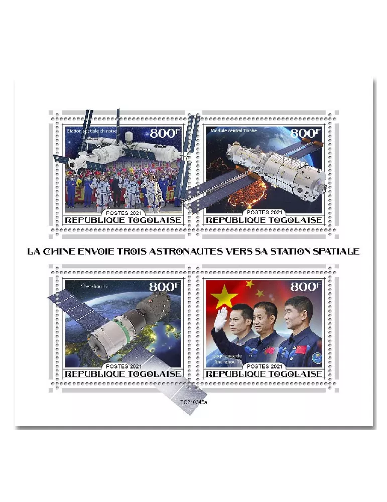 n° 9457/9460  - Timbre TOGO Poste