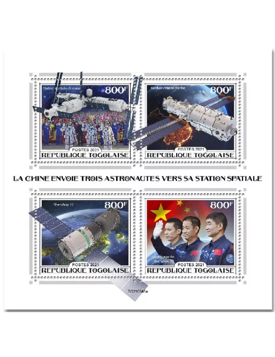 n° 9457/9460  - Timbre TOGO Poste