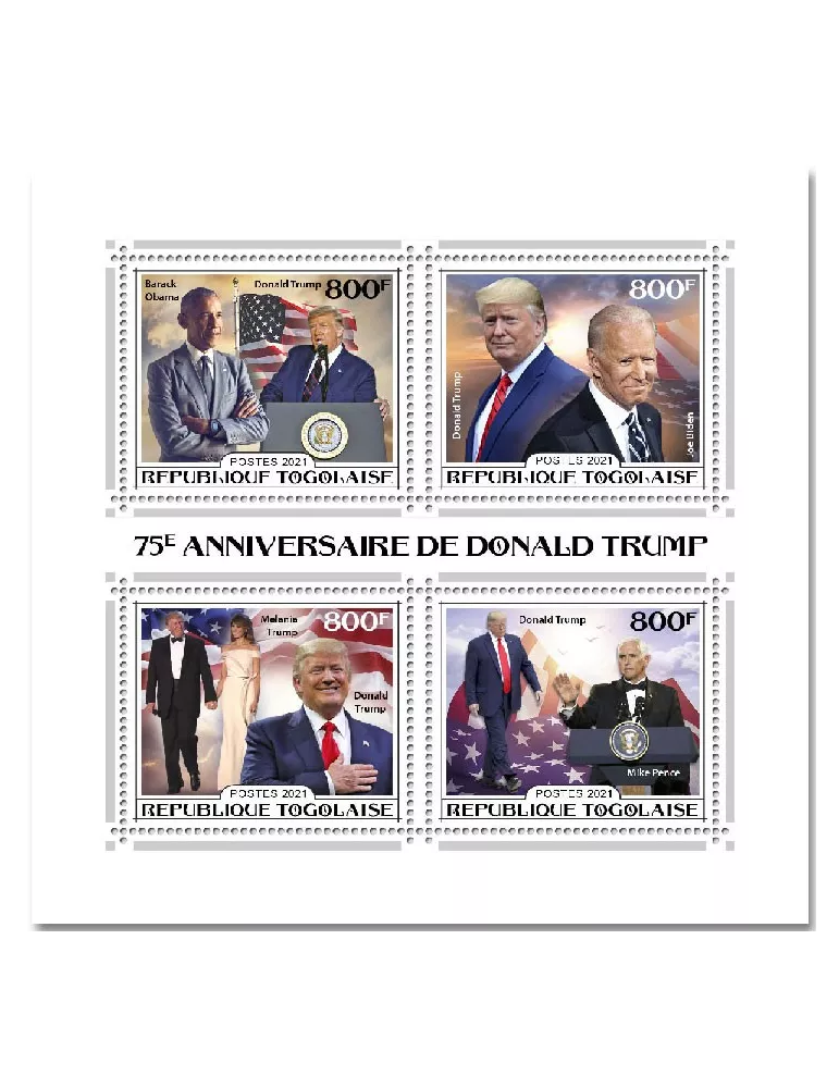 n° 9469/9472  - Timbre TOGO Poste