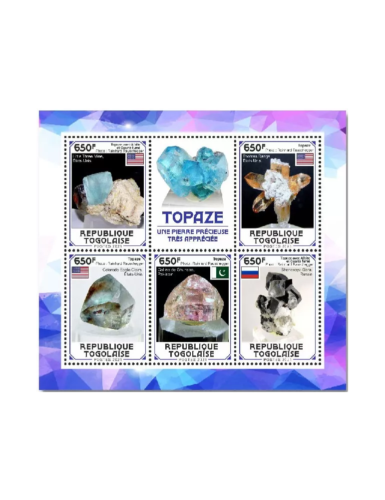 n° 9516/9520  - Timbre TOGO Poste