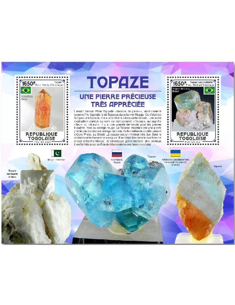 n° 9521/9522  - Timbre TOGO Poste