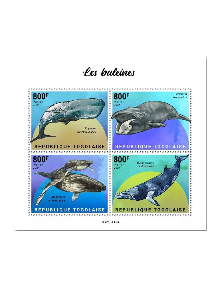 n° 9555/9558  - Timbre TOGO Poste