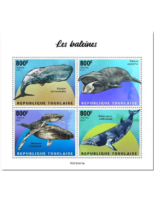 n° 9555/9558  - Timbre TOGO Poste
