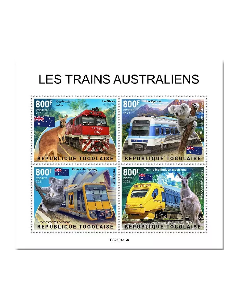 n° 9571/9574  - Timbre TOGO Poste