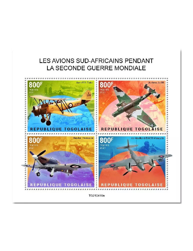 n° 9579/9582  - Timbre TOGO Poste