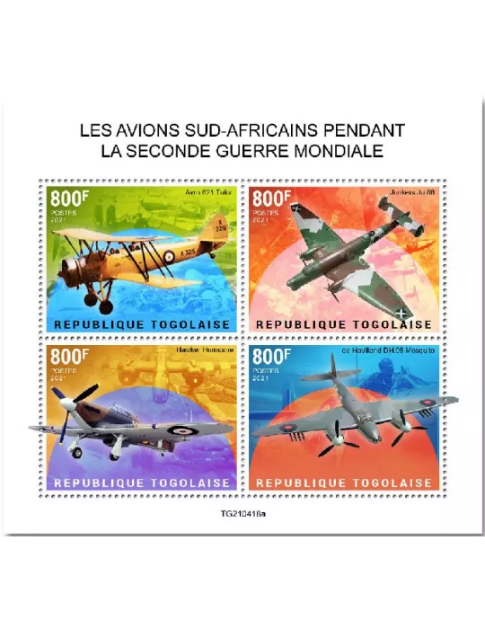 n° 9579/9582  - Timbre TOGO Poste