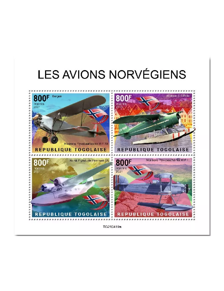 n° 9583/9586  - Timbre TOGO Poste