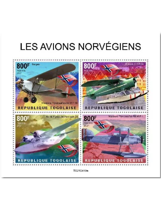 n° 9583/9586  - Timbre TOGO Poste