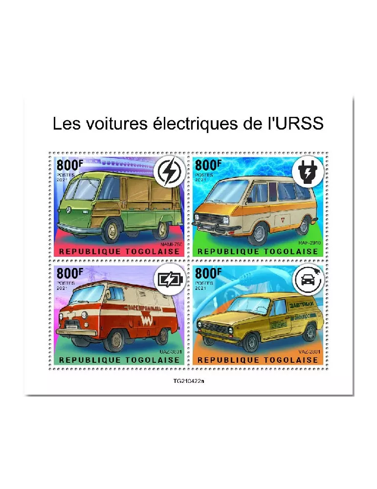 n° 9595/9598  - Timbre TOGO Poste