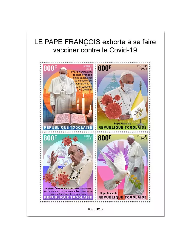 n° 9599/9602  - Timbre TOGO Poste
