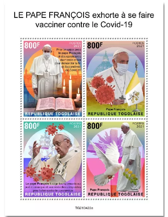 n° 9599/9602  - Timbre TOGO Poste