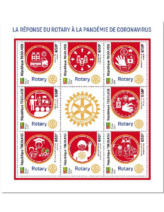 n° 9644/9651  - Timbre TOGO Poste