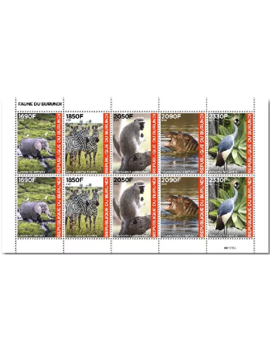 n° 2529/2538  - Timbre BURUNDI Poste