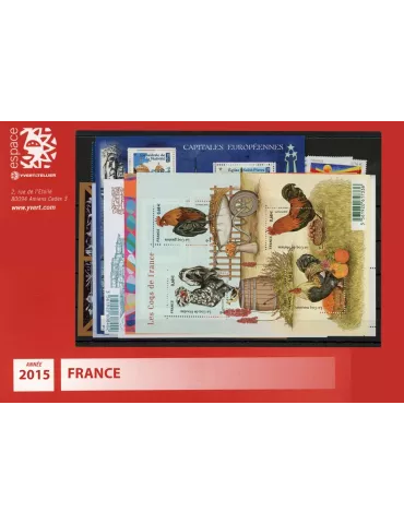 n° 4923/5013  - Timbre France Année complète  (2015)