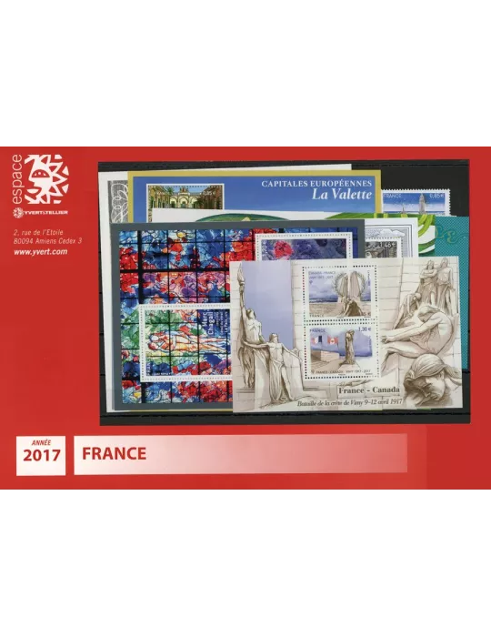 n° F5116/5197  - Timbre France Année complète (2017)