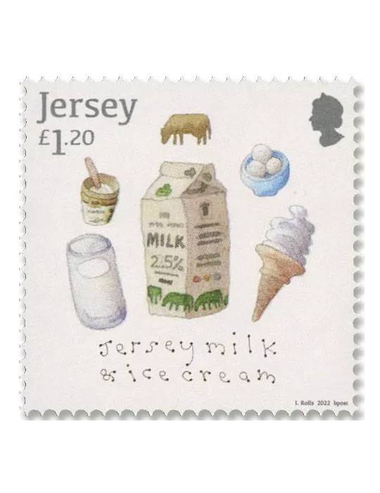 n°2671/2676 + le n° 2670 - Timbre JERSEY Poste