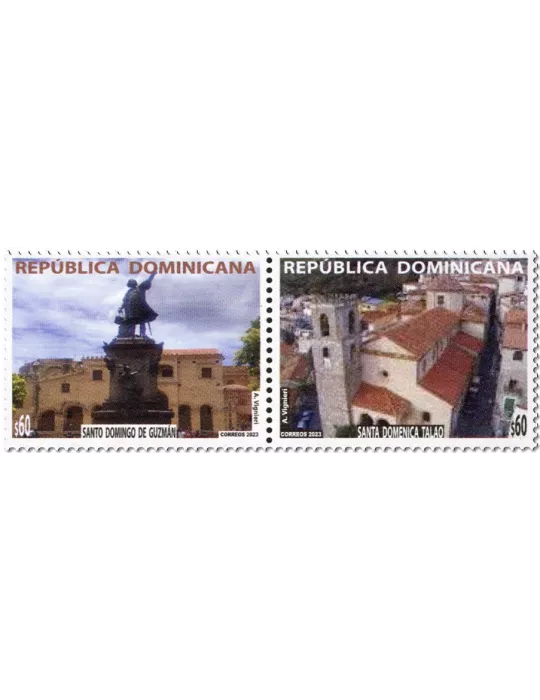 n° 2350/2351 - Timbre DOMINICAINE Poste