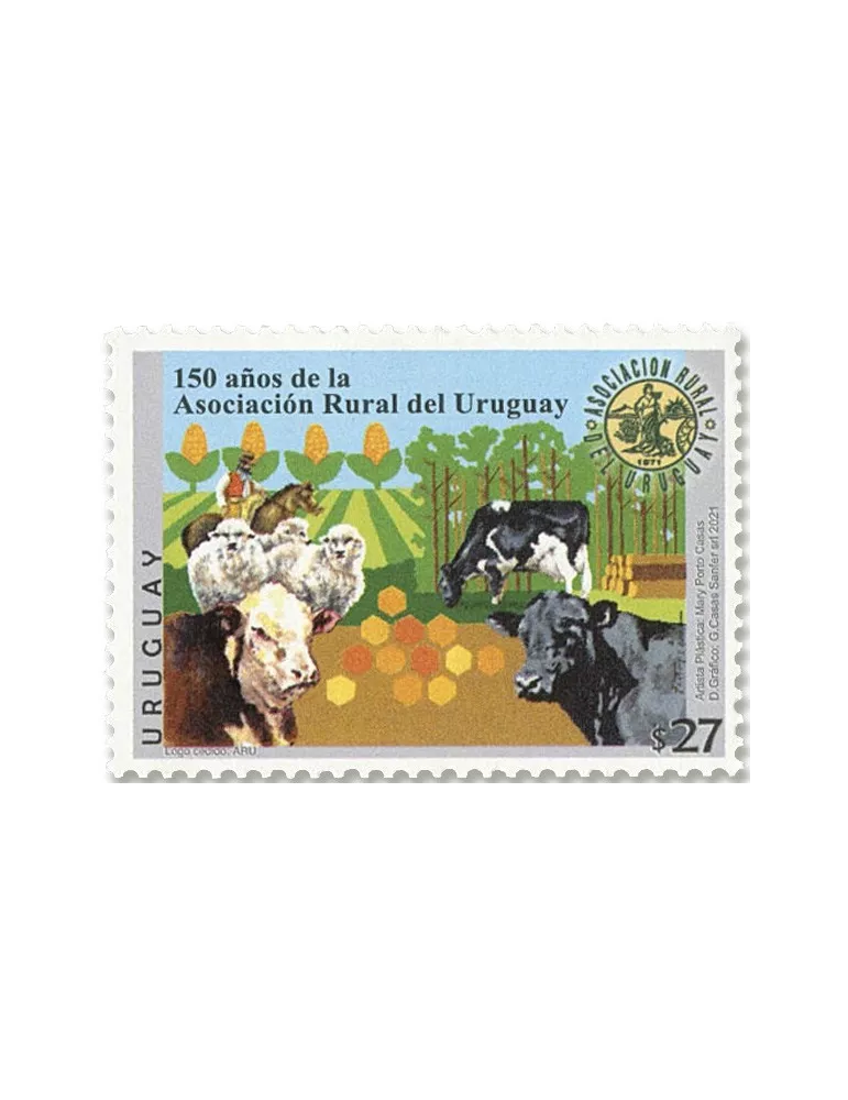 n°3050 - Timbre URUGUAY Poste