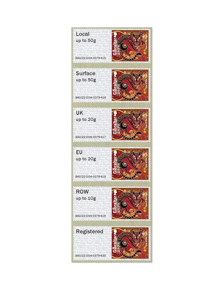 n°115 - Timbre GIBRALTAR Timbres de distributeurs