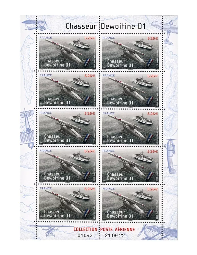 n° F92a - Timbre FRANCE Poste aérienne