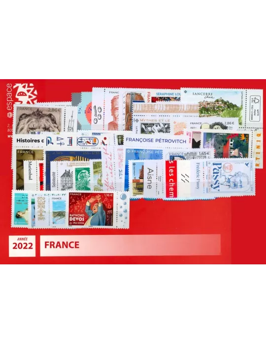 n° 5545/F5642  - Timbre France Année complète (2022)