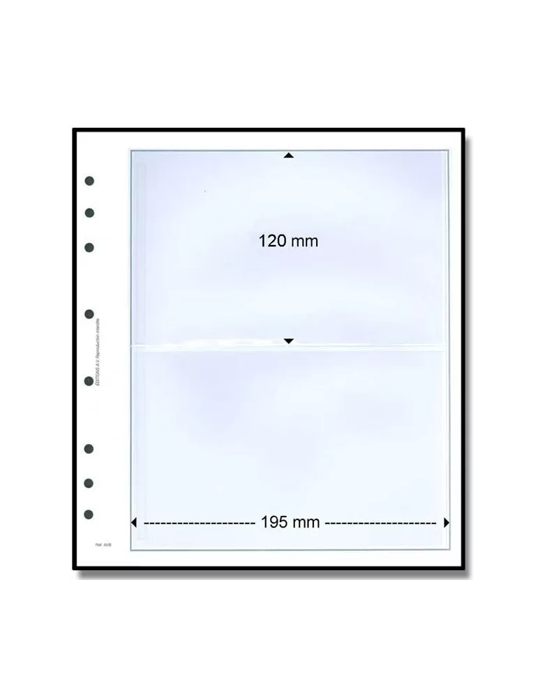 Feuille AV : 2 poches (x10) - AV EDITIONS®