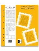 Feuille AV : 4 bandes (x10) - AV EDITIONS®