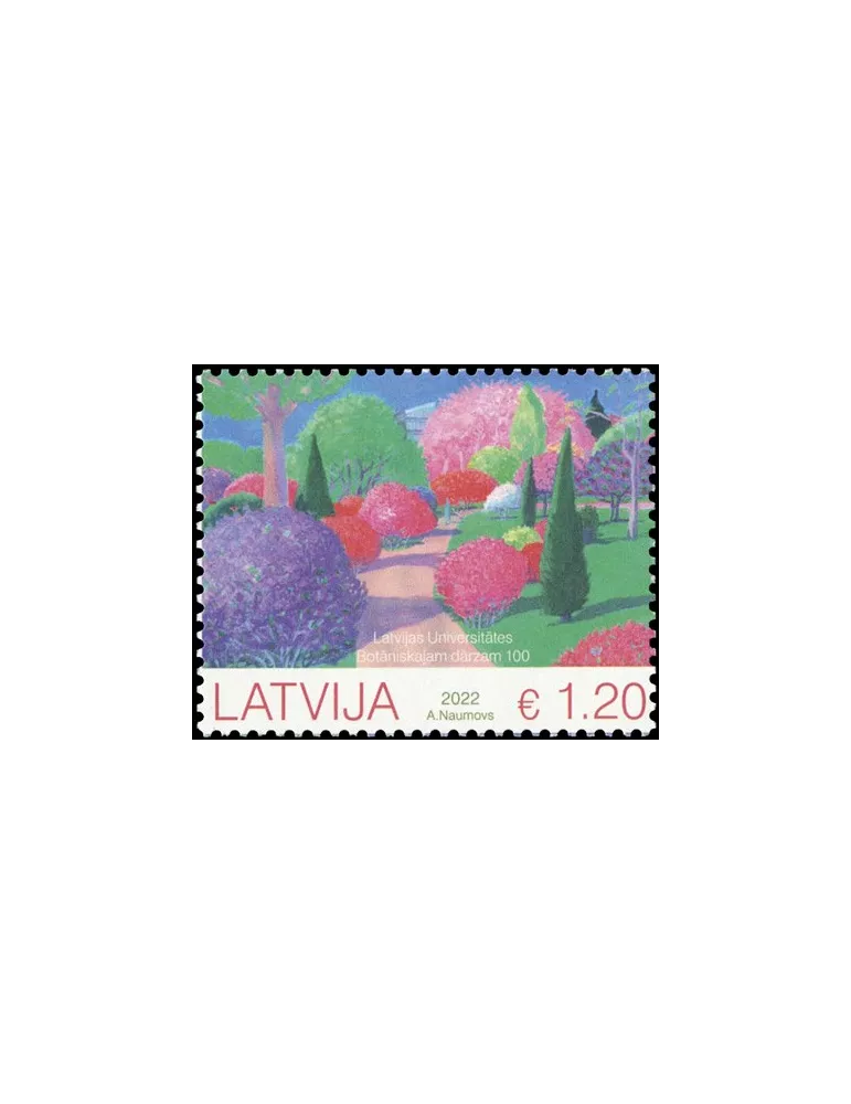 n° 1141 - Timbre LETTONIE Poste