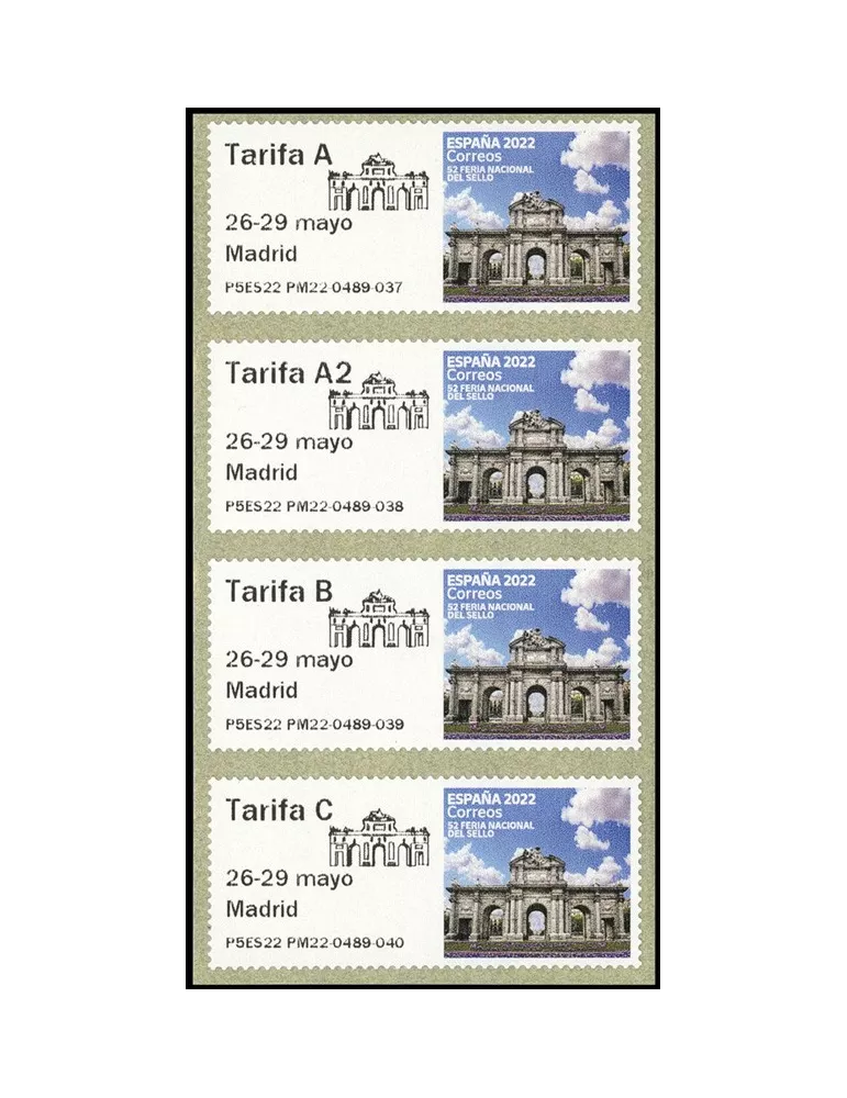 n° 184a - Timbre ESPAGNE Timbres de distributeurs