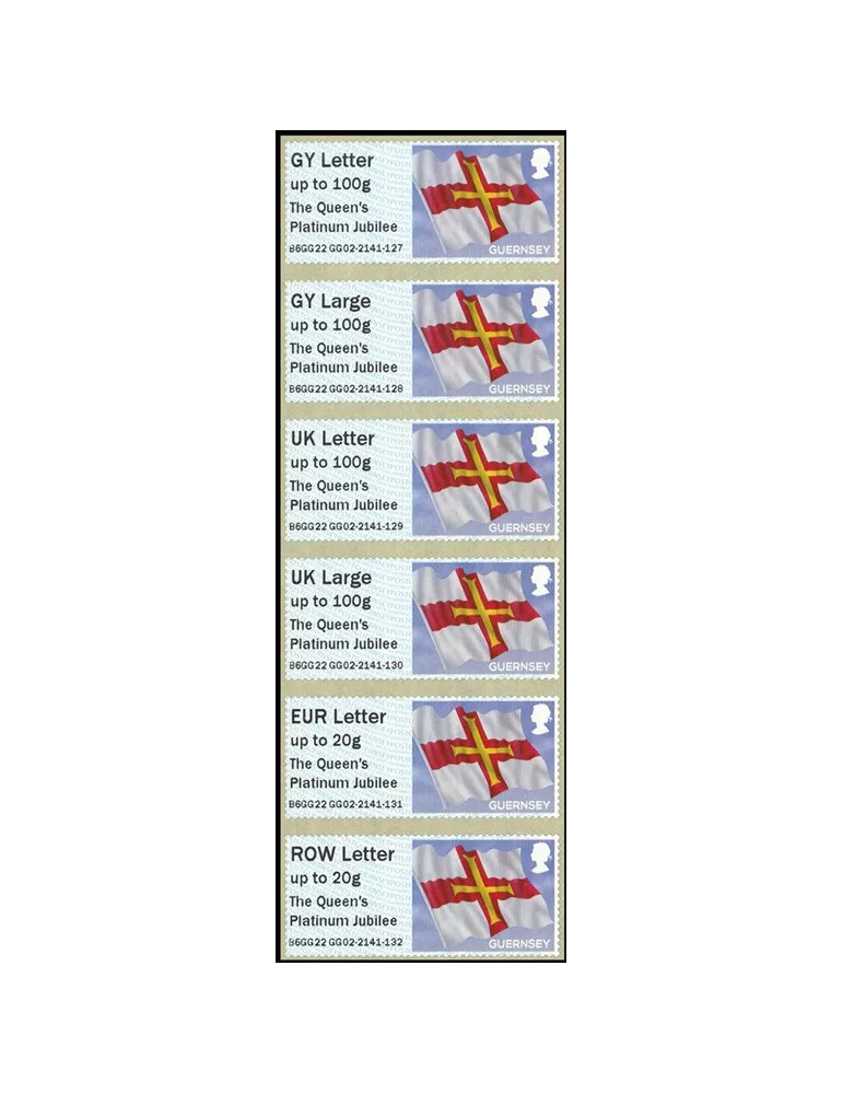 n° 86 - Timbre GUERNESEY Timbres de distributeurs